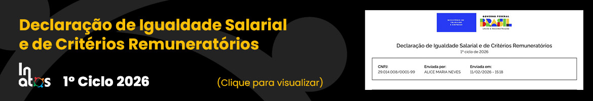 Declaração de Igualdade Salarial - 1 ciclo/ 2026